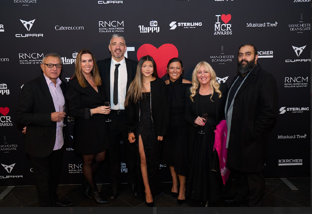 Group of people at the I Love Manchester awards