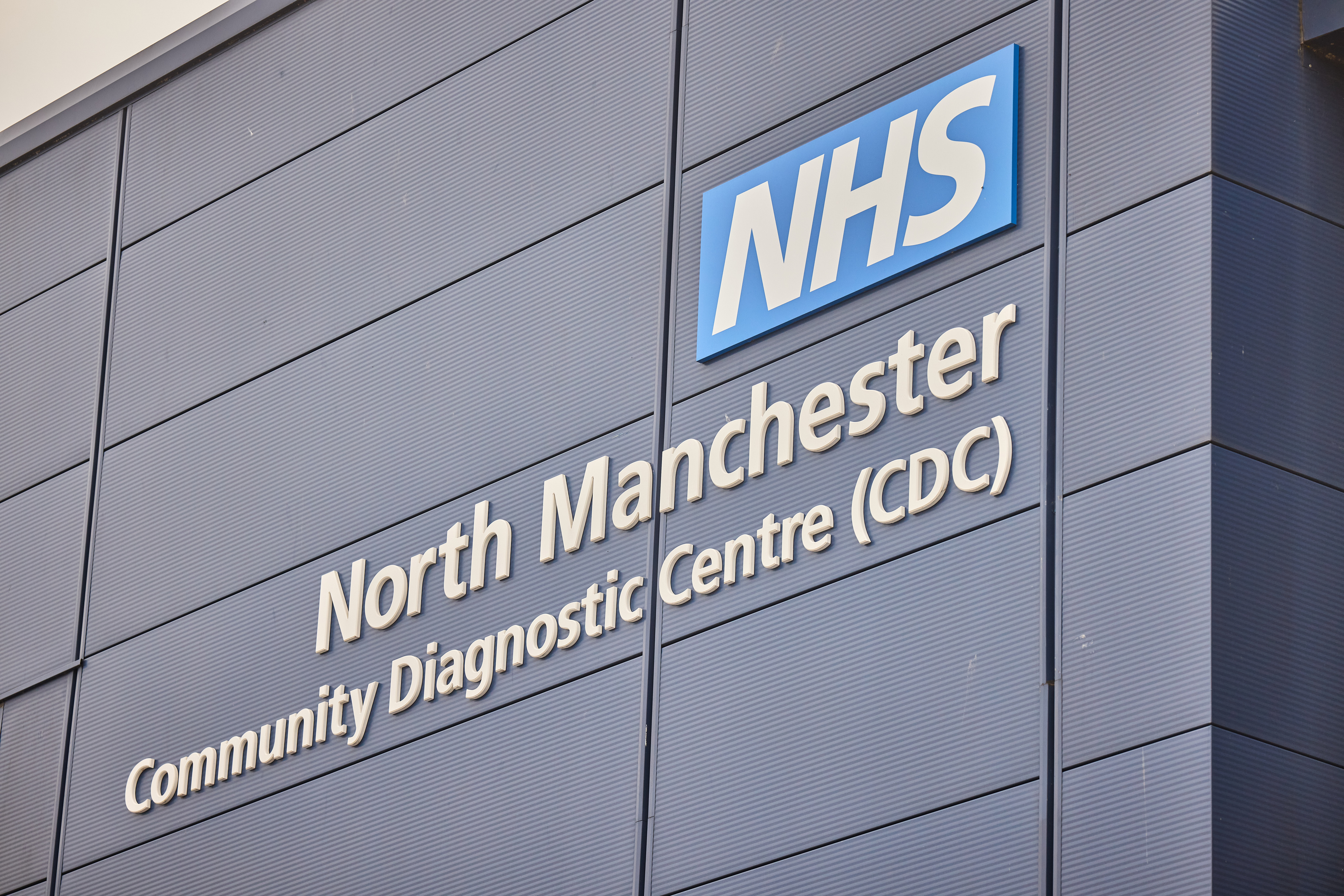 North Manchester CDC Imaging Unit sign
