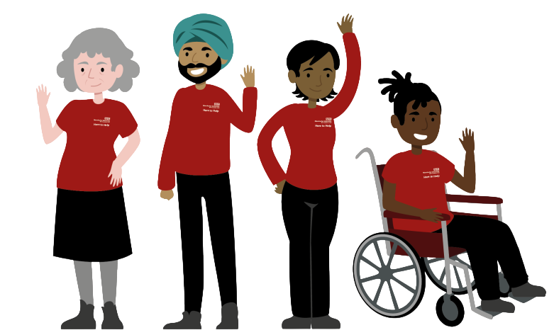 A volunteer in an MFT hospital