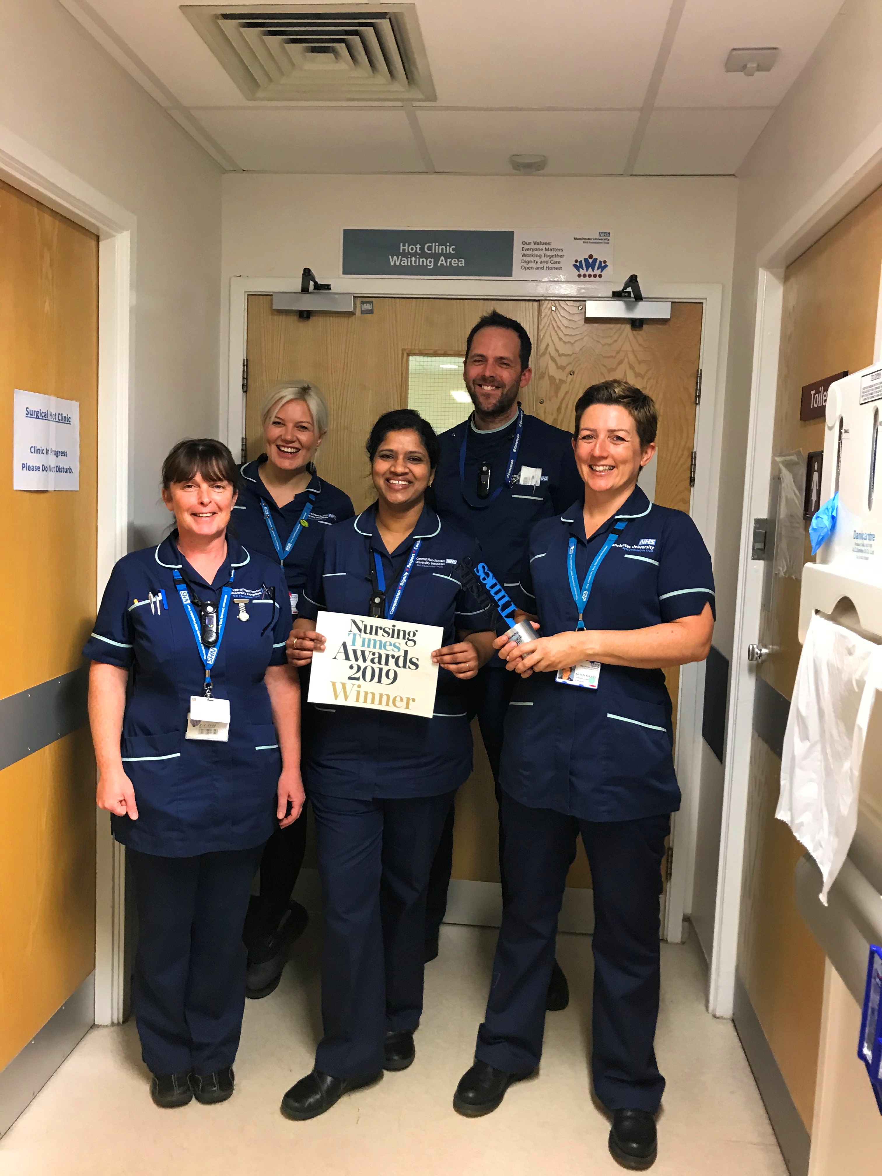 Photograph from Manchester University NHS Foundation Trust