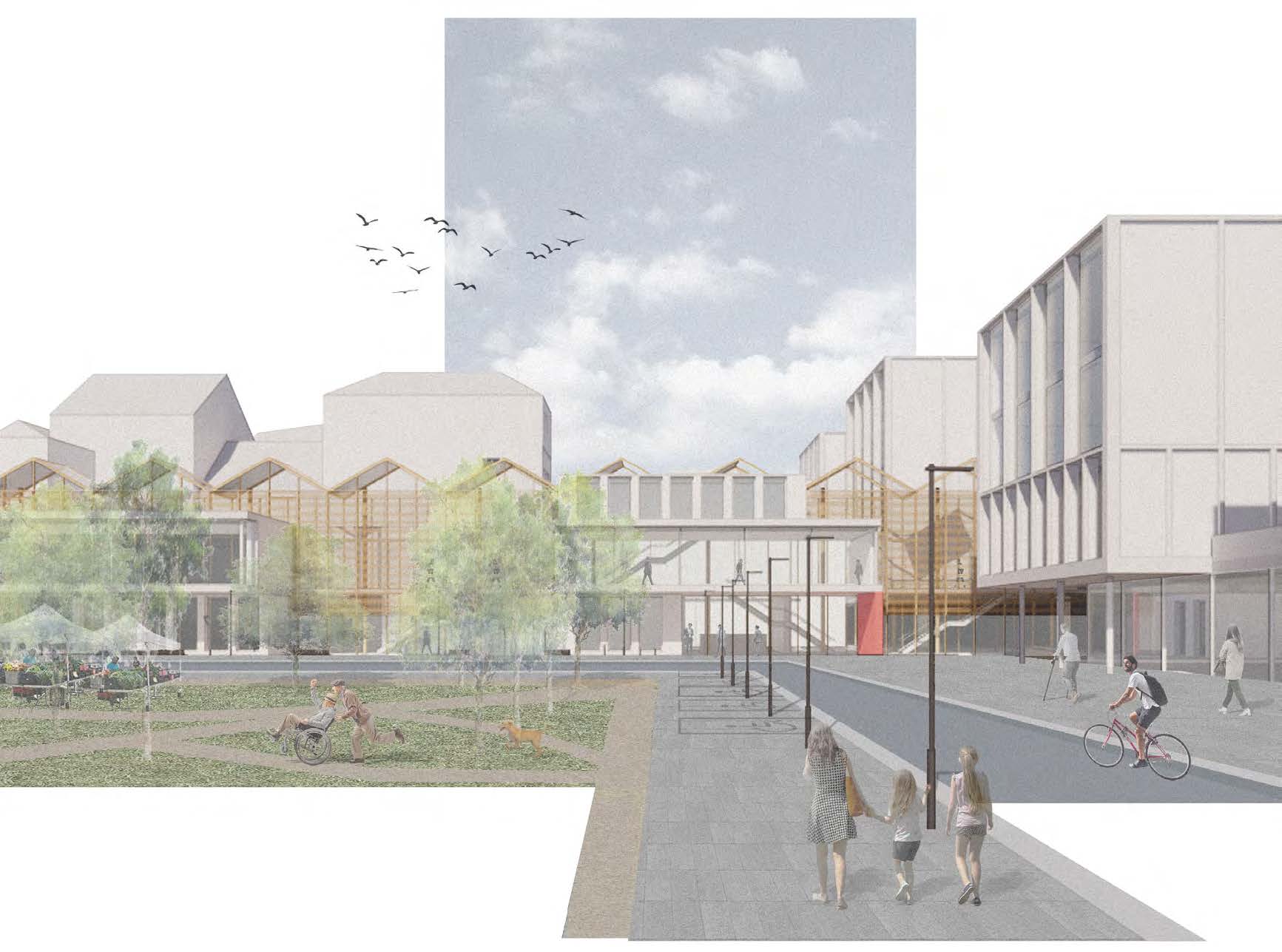Architect’s impression of the new North Manchester General Hospital
