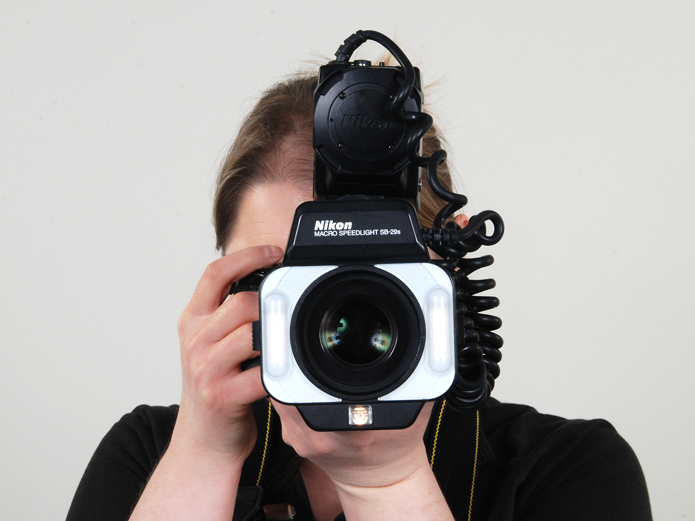 Clinical photographer working in the studio