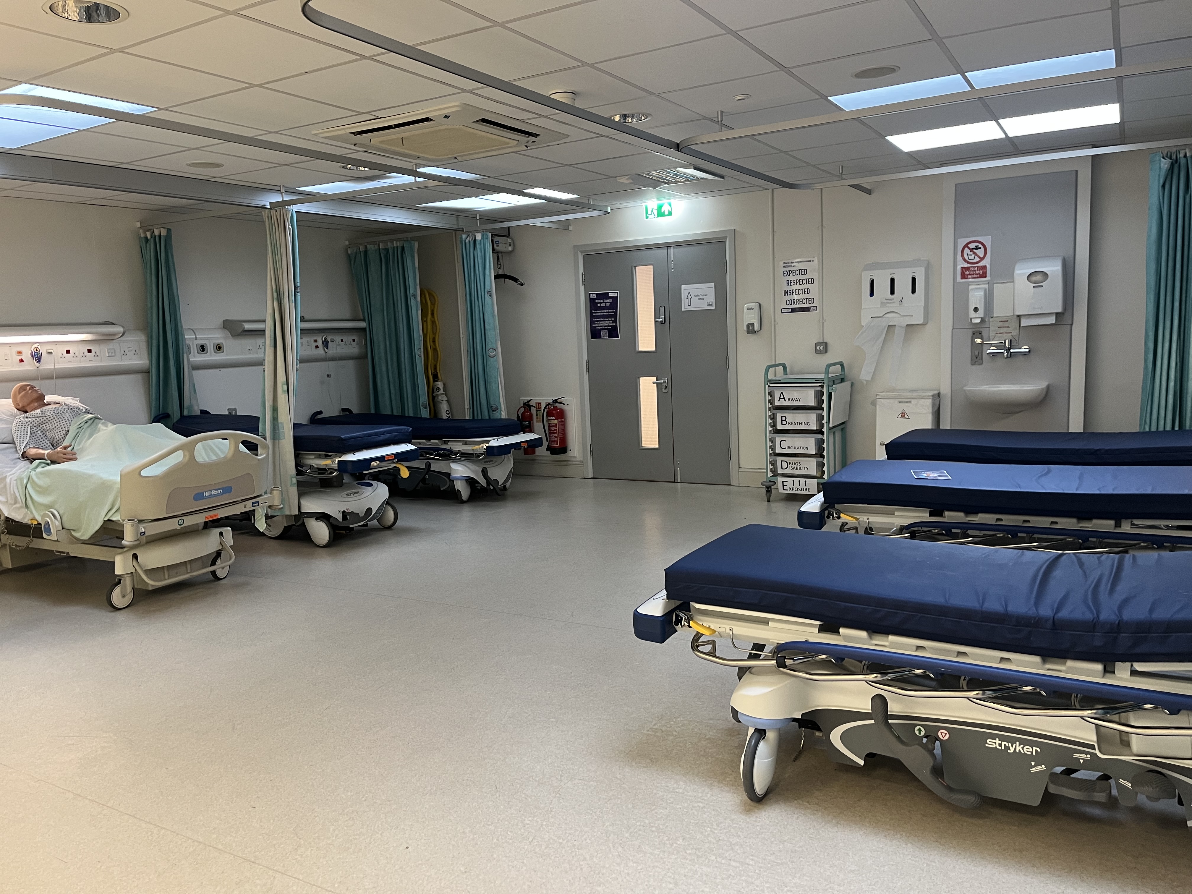 Clinical skills training ward at the MFT Education Campus