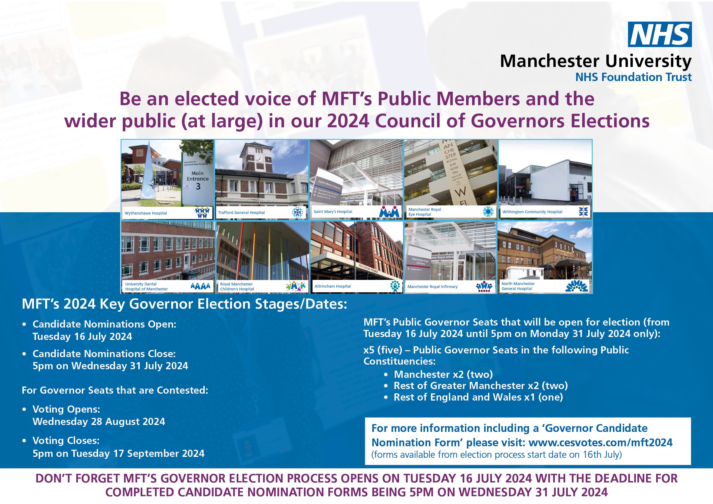 Photograph from Manchester University NHS Foundation Trust